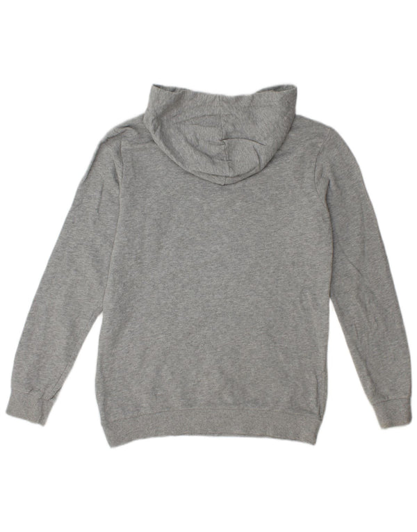 Maglione con cappuccio grafico da bambino Benetton 11-12 anni 2XL Cotone chiazzato grigio