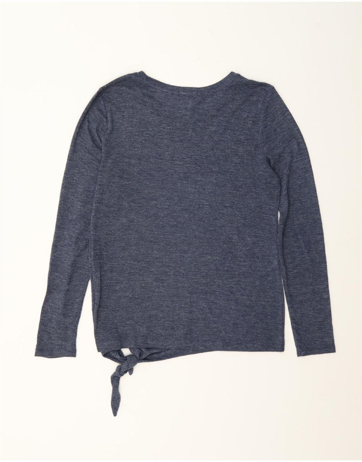 Gap Top oversize da donna a maniche lunghe UK 10 Small Blu Navy Poliestere