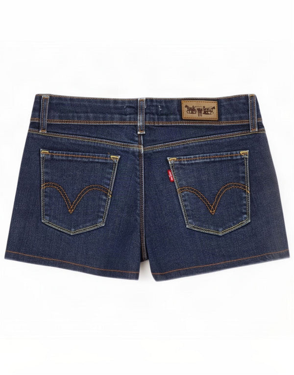Levi's Pantaloncini di jeans slim fit 571 da donna medi W30 Blu navy Cotone
