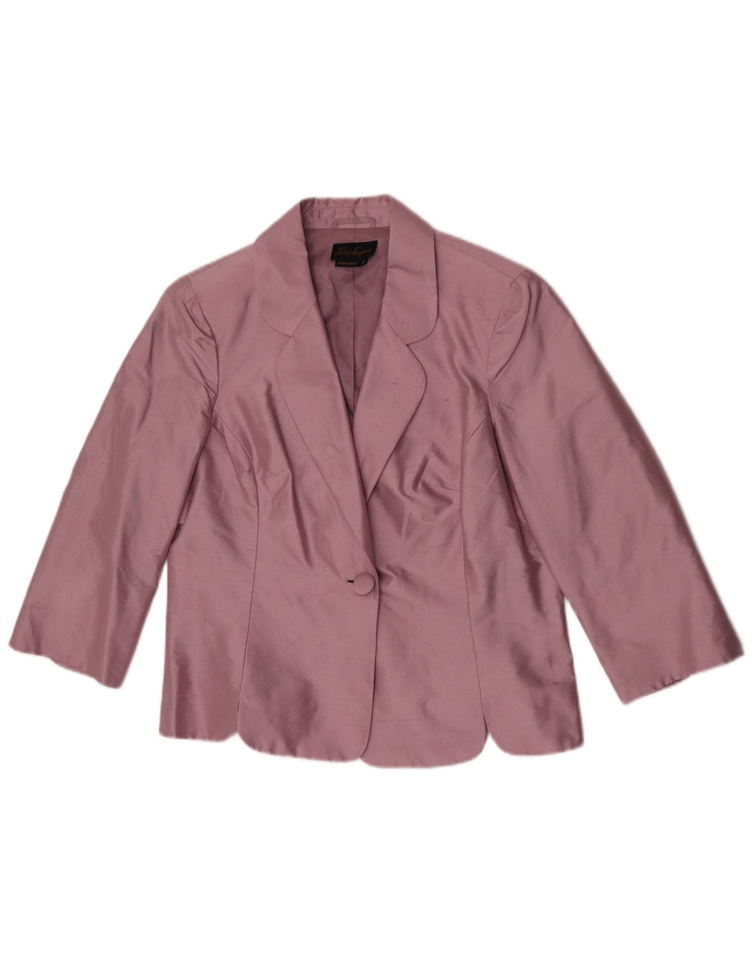 Luisa Spagnoli Giacca Blazer da Donna con Maniche a 3/4 e 1 Bottone IT 48 XL Viola
