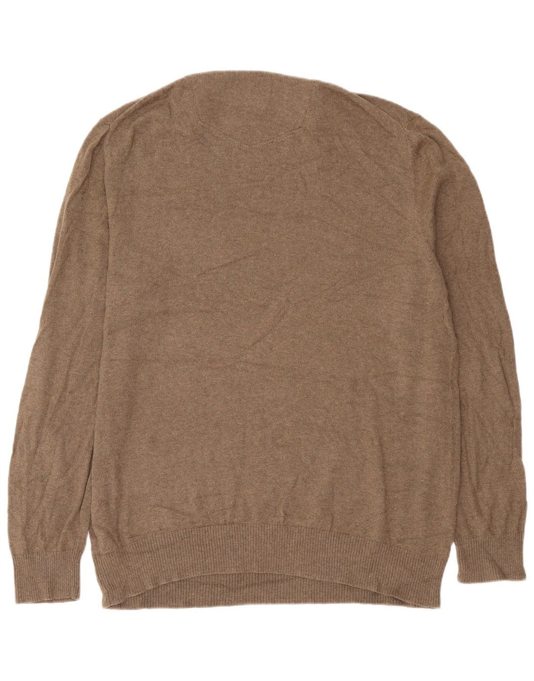 Maglione maglione girocollo da uomo Fat Face XL in cotone beige