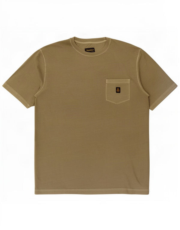 Refrigiwear T-shirt da uomo Top Large verde cotone