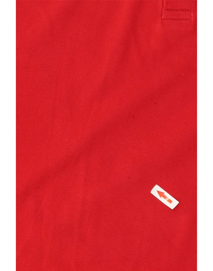 Polo Puma da uomo XL in cotone rosso