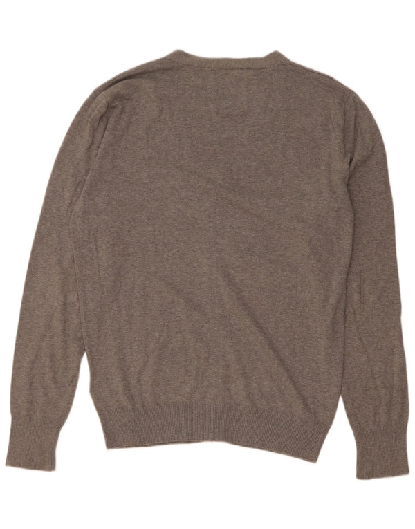Maglione cardigan da uomo Diesel XL in cotone grigio