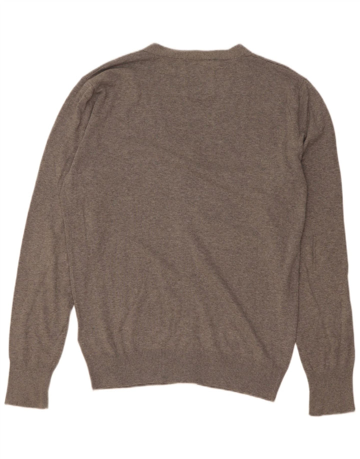 Maglione cardigan da uomo Diesel XL in cotone grigio