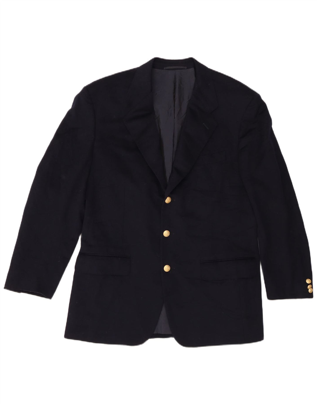 Cantarelli Giacca Blazer 3 Bottoni Uomo IT 52 XL Blu Navy Lana