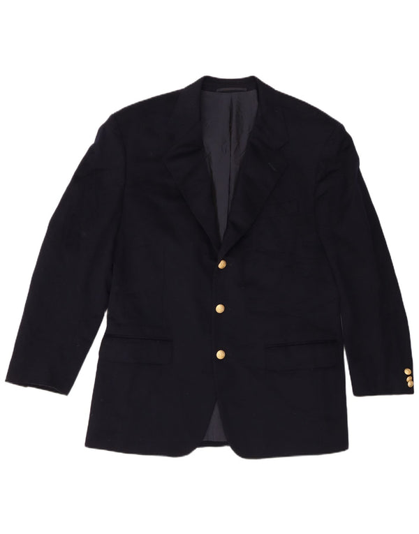 Cantarelli Giacca Blazer 3 Bottoni Uomo IT 52 XL Blu Navy Lana