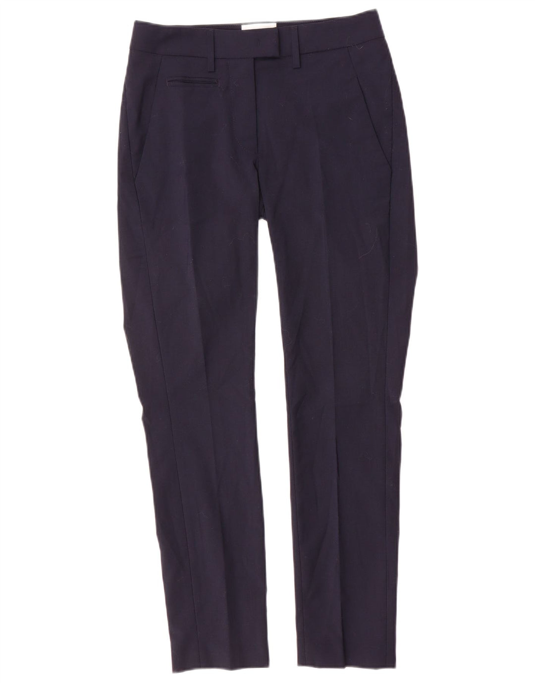 Pantaloni da abito slim da donna Dondup W25 L27 poliestere blu navy
