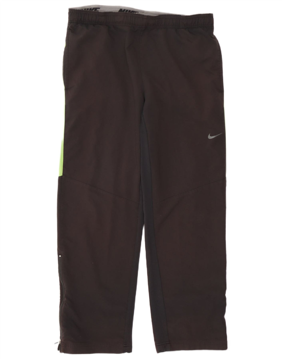 Pantaloni da tuta Nike Dri Fit da uomo, grandi, in poliestere color block nero