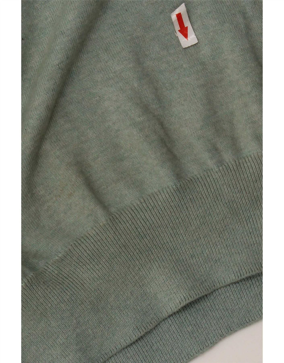 Maglione da uomo con scollo a barca Marks & Spencer in cotone verde medio