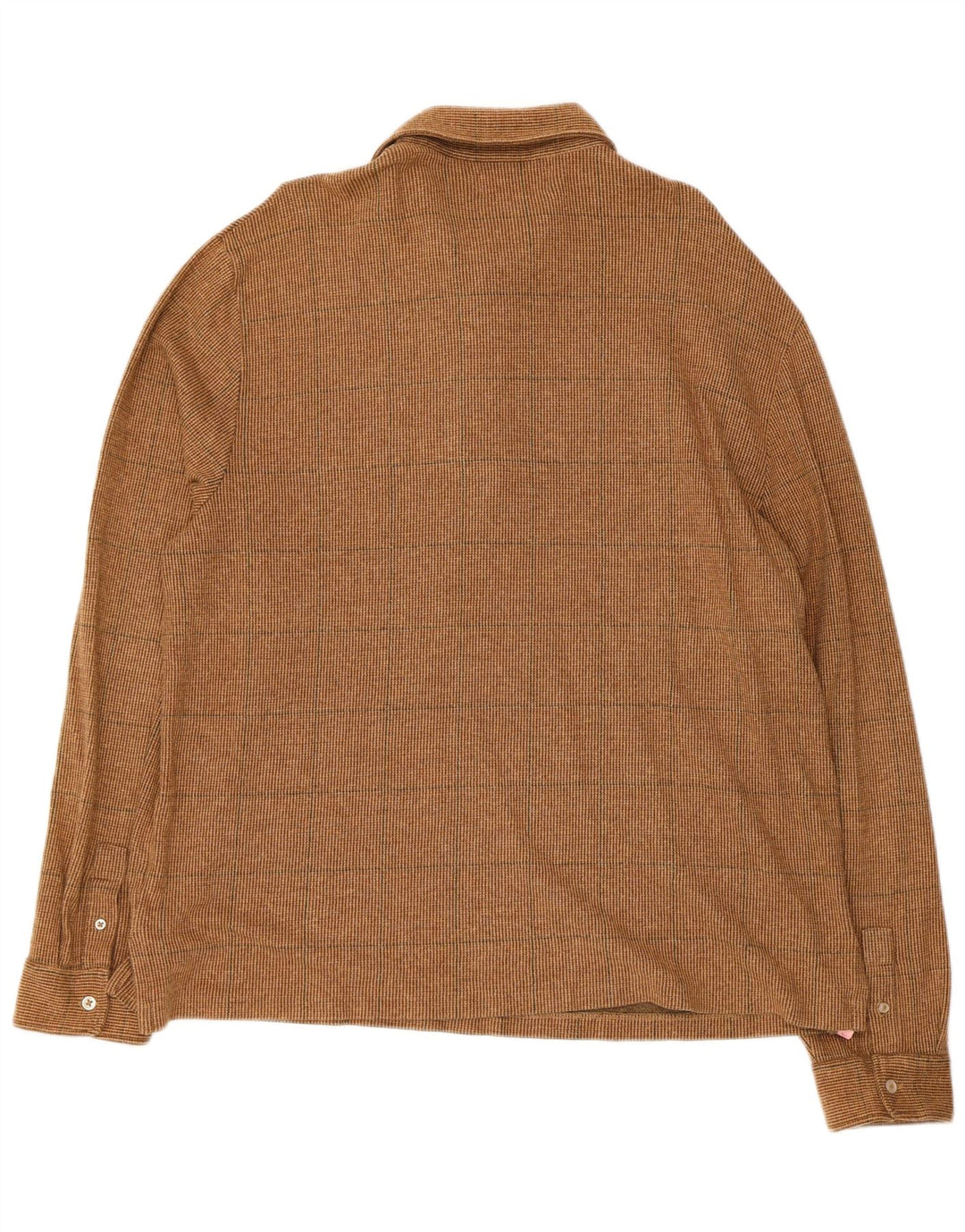 POLO RALPH LAUREN Camicia pullover da uomo in flanella XL in cotone a quadri marrone