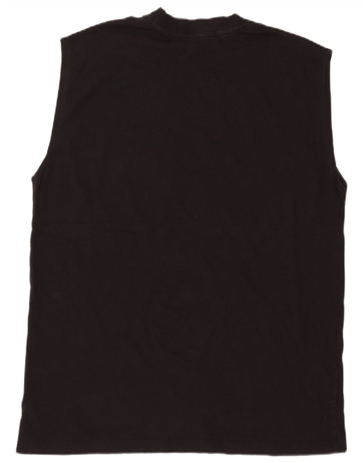 Canotta grafica da uomo Calvin Klein Jeans, cotone nero medio