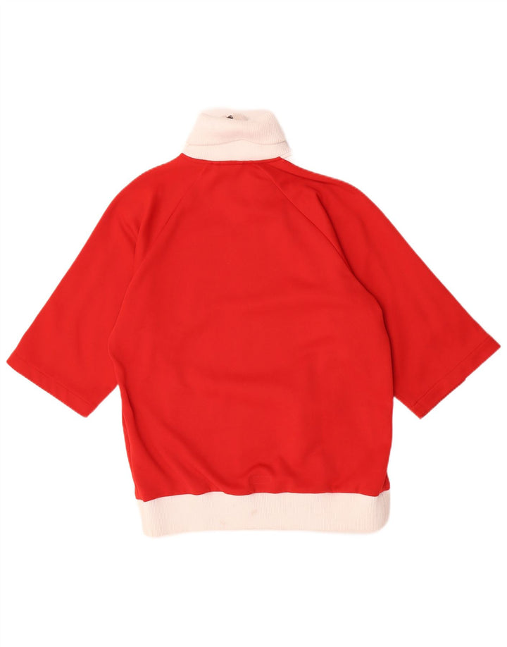 Giacca da ginnastica retrò da donna Puma UK 14 Medium Red Colourblock