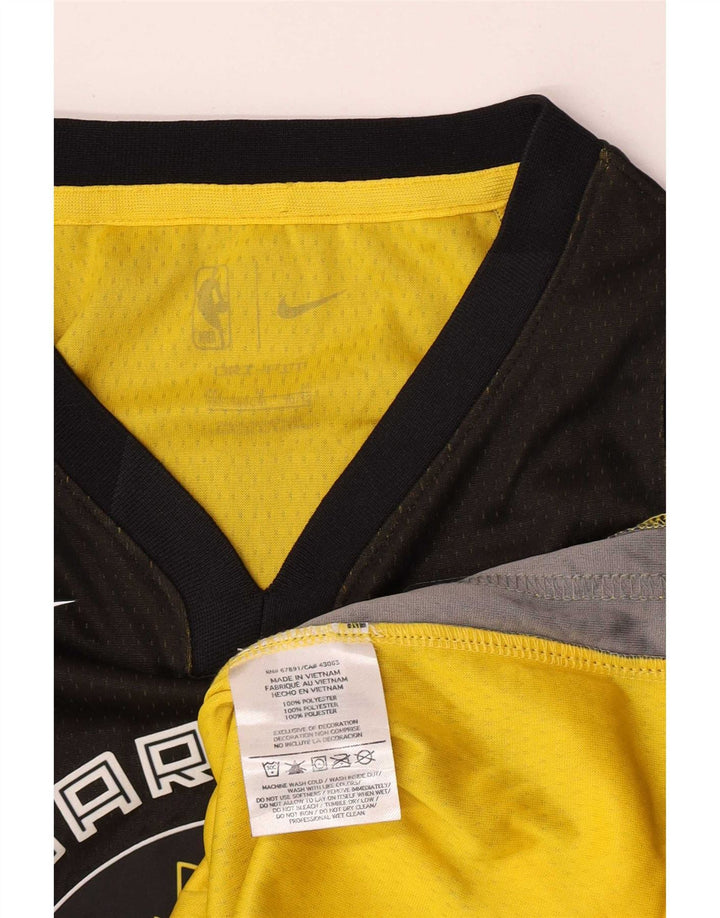 Canotta grafica da ragazzo Nike Golden State Warriors 10-11 anni, media, nera