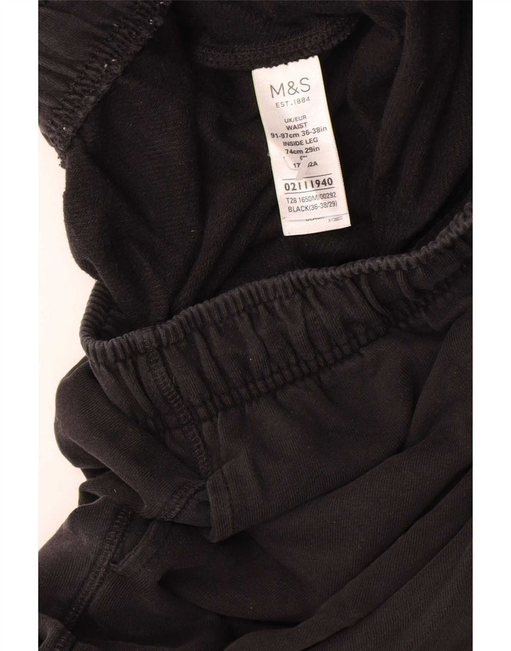 Pantaloni da tuta da uomo Marks & Spencer XL in cotone nero