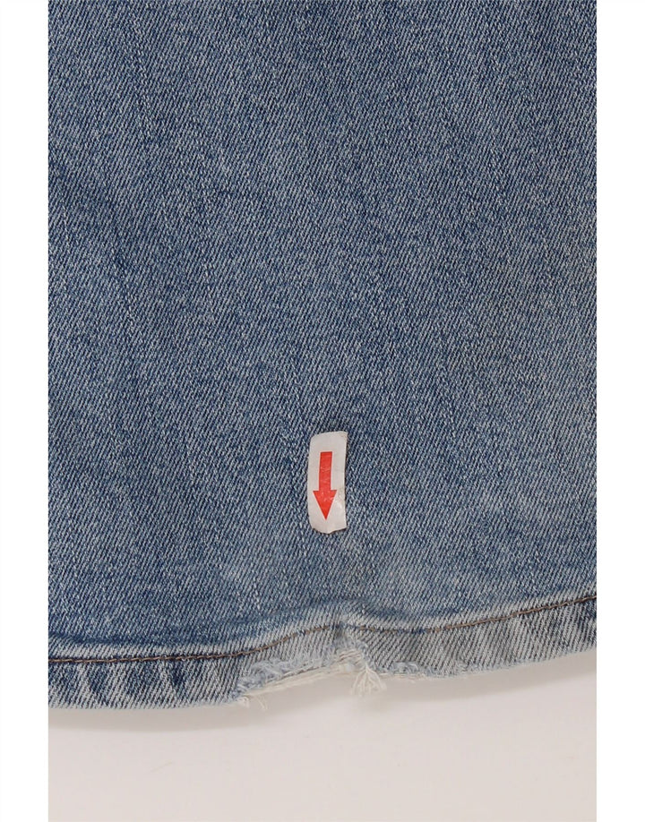 Jeans dritti da uomo Wrangler W34 L30 cotone blu