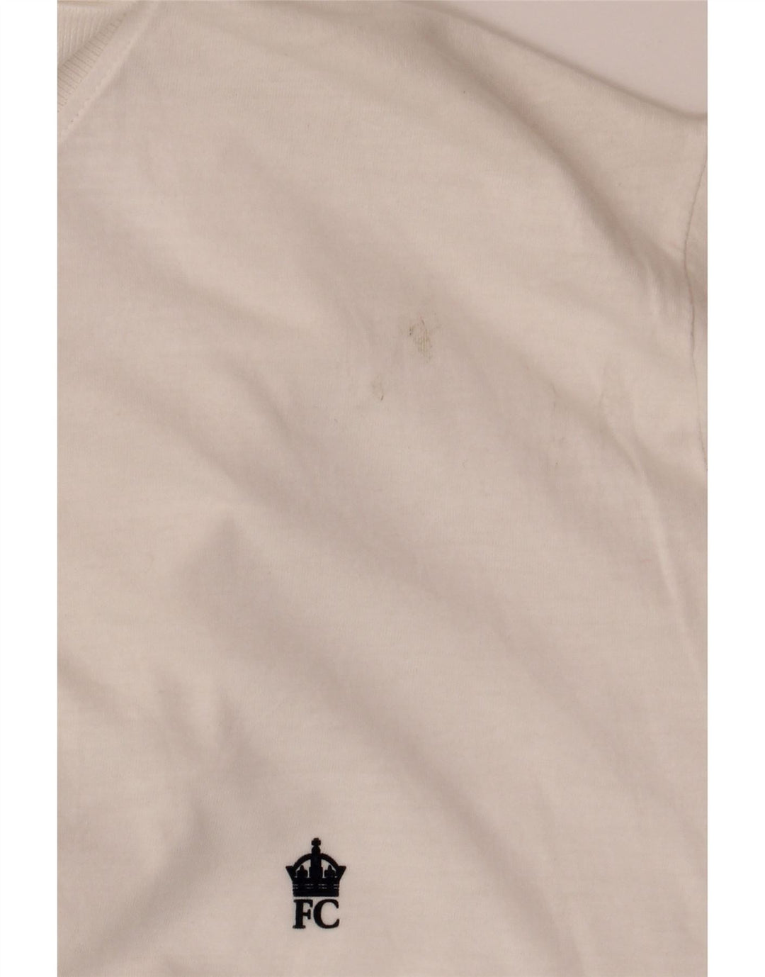 Polo da uomo French Connection grande in cotone bianco sporco