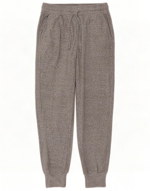 Fat Face Pantaloni tuta da donna Joggers UK 10 Small Grey Flecked