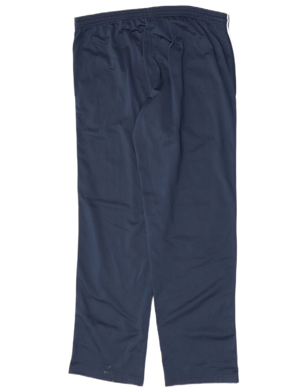 Pantaloni da tuta da uomo Reebok Large in poliestere blu navy