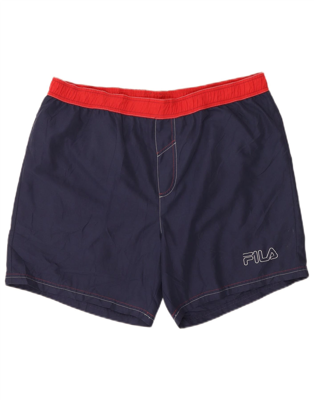 Pantaloncini da bagno da uomo Fila XL blu navy in poliestere