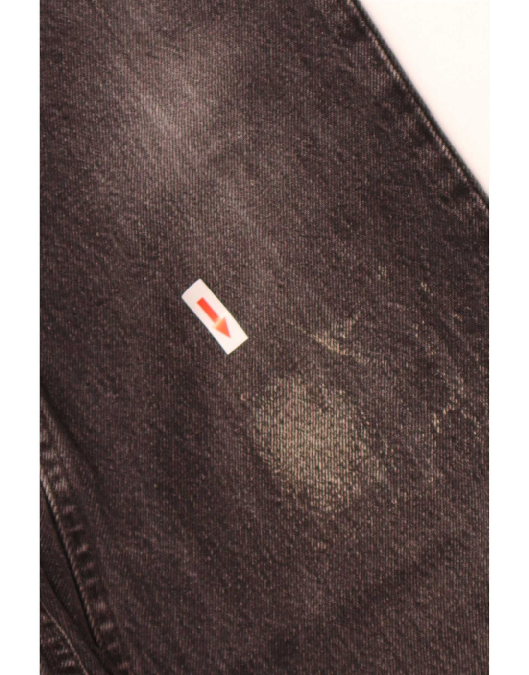 Levi's Donna 901 Jeans dritti invecchiati W28 L27 Cotone grigio