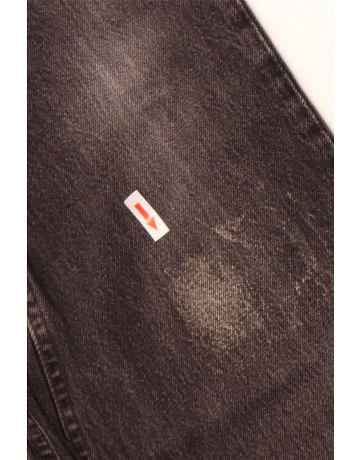 Levi's Donna 901 Jeans dritti invecchiati W28 L27 Cotone grigio