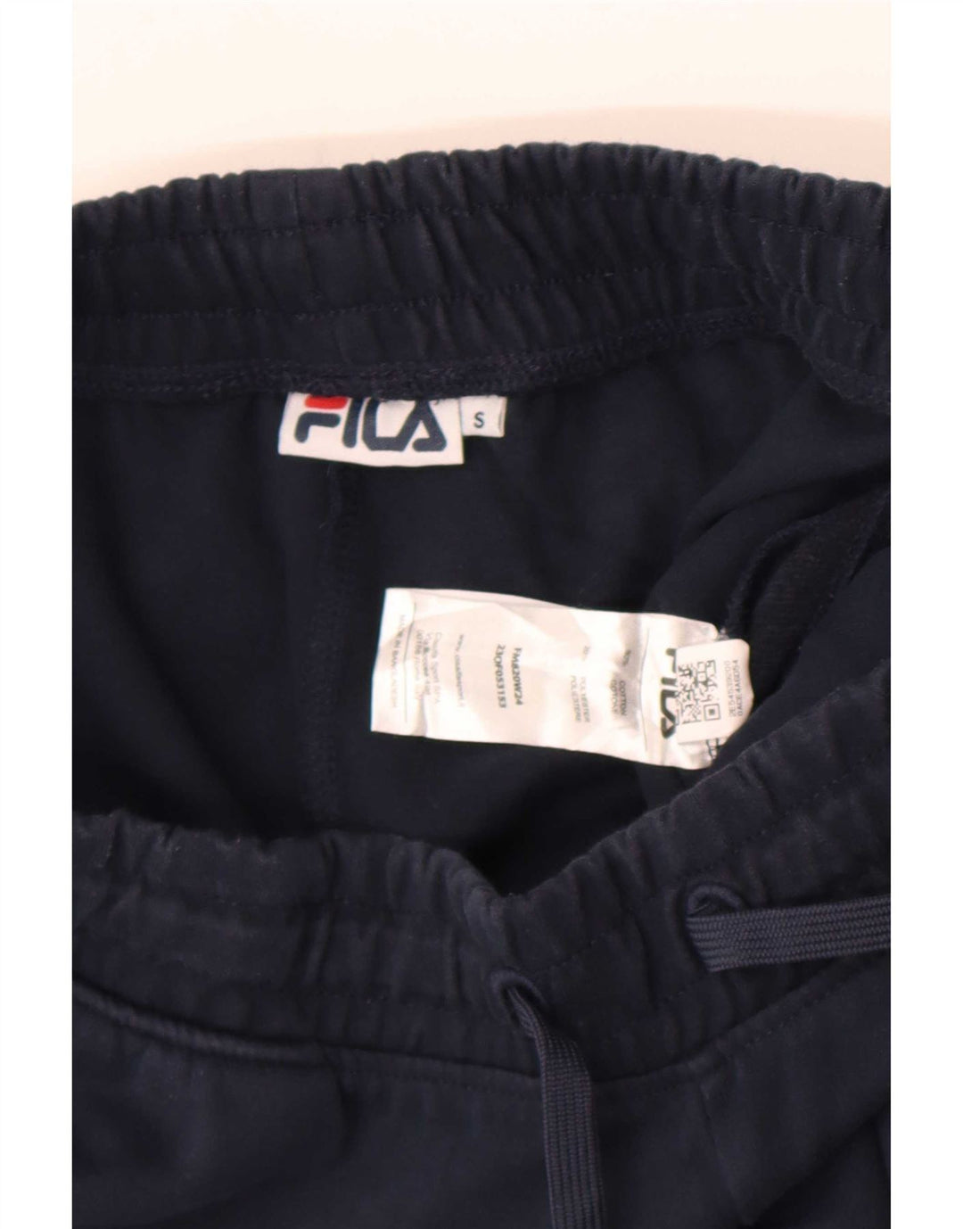 Pantaloni da tuta da uomo Fila Small in cotone blu navy
