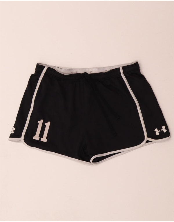 Pantaloncini sportivi UNDER ARMOUR da donna Heat Gear Graphic UK 14 medio nero