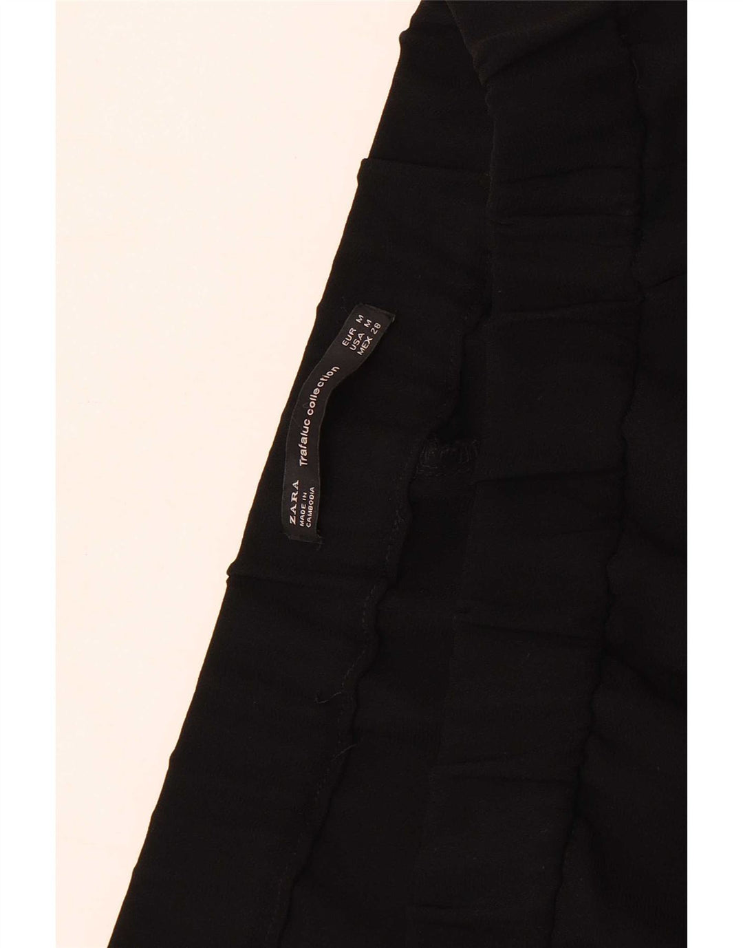 Pantaloni Zara Trafaluc Capri da donna medi W28 L19 neri