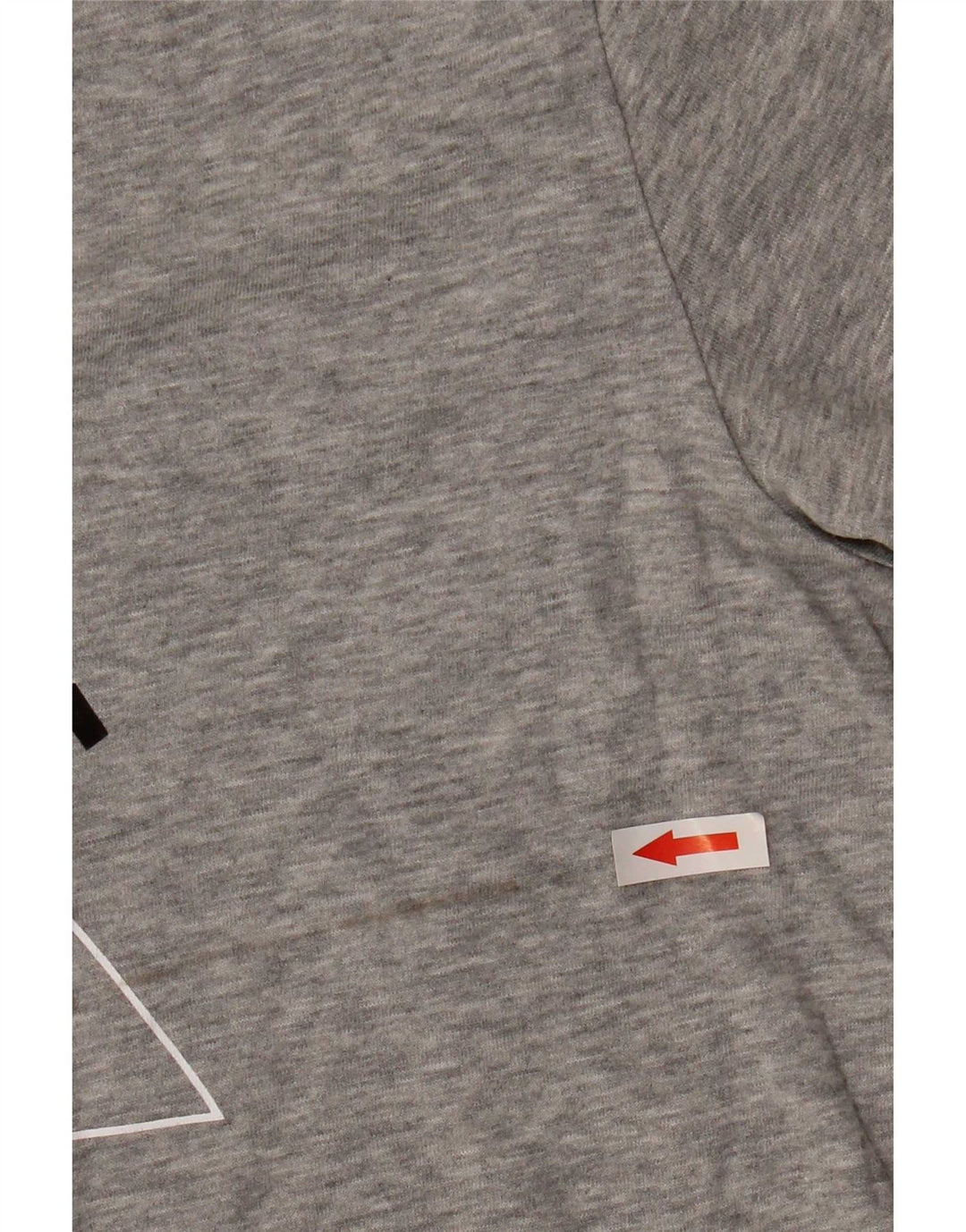 T-shirt grafica da uomo Nike Top grande in cotone grigio