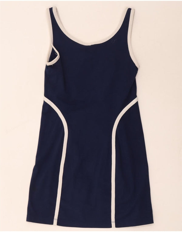 Abito da tennis Nike Dri Fit da donna US 8/10 Medium Navy Blue Colourblock