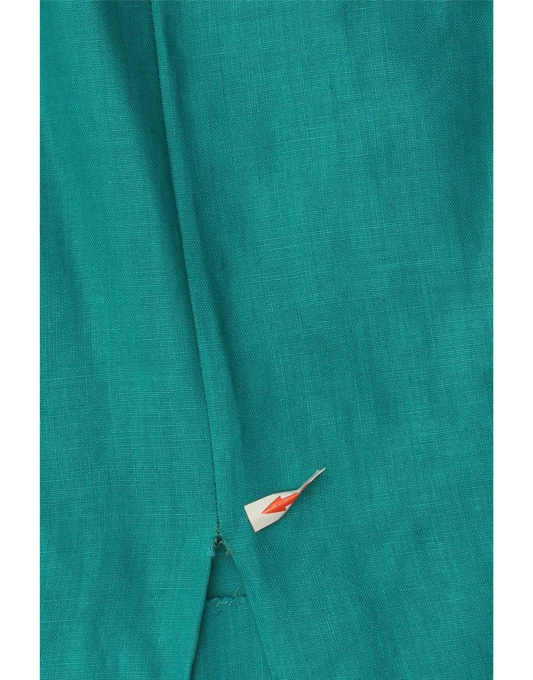 Gonna longuette vintage da donna W24 XS turchese