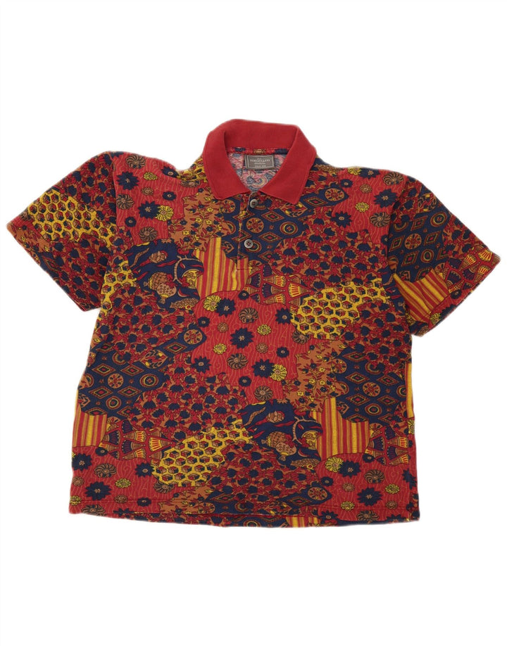 Polo Kappa Uomo Large In Cotone Floreale Floreale