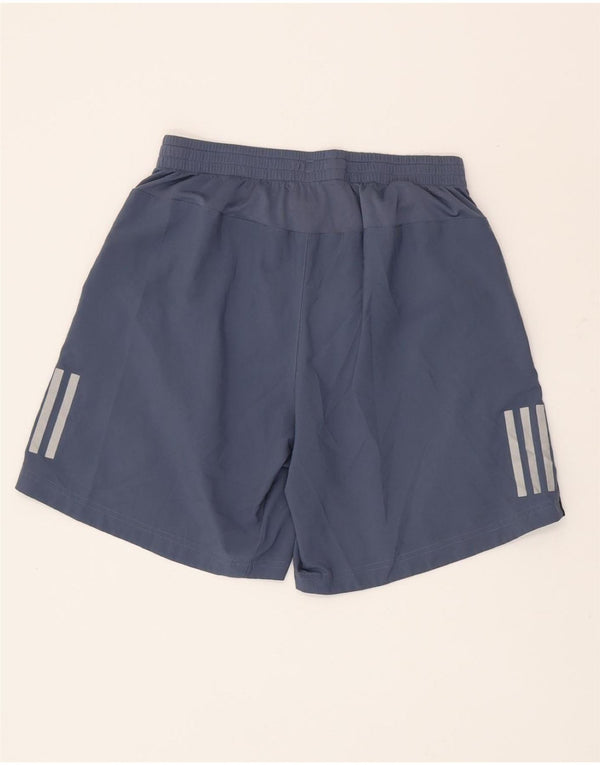 Pantaloncini sportivi ADIDAS da uomo Climacool Poliestere color block blu medio