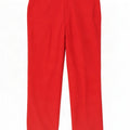 Pantaloni da abito dritti da uomo Kartel W38 L33 poliestere rosso