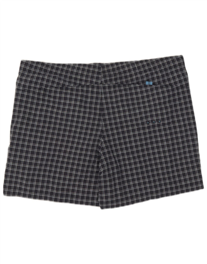 Pantaloncini da bagno da uomo Adidas XL poliestere nero a quadri