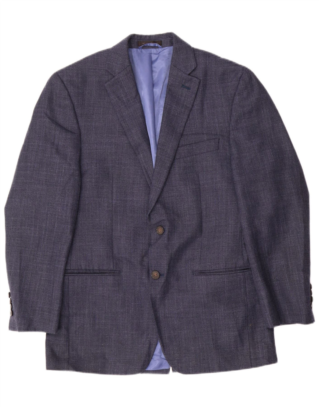 Giacca blazer da uomo a 2 bottoni CHAPS UK 38 poliestere medio blu navy