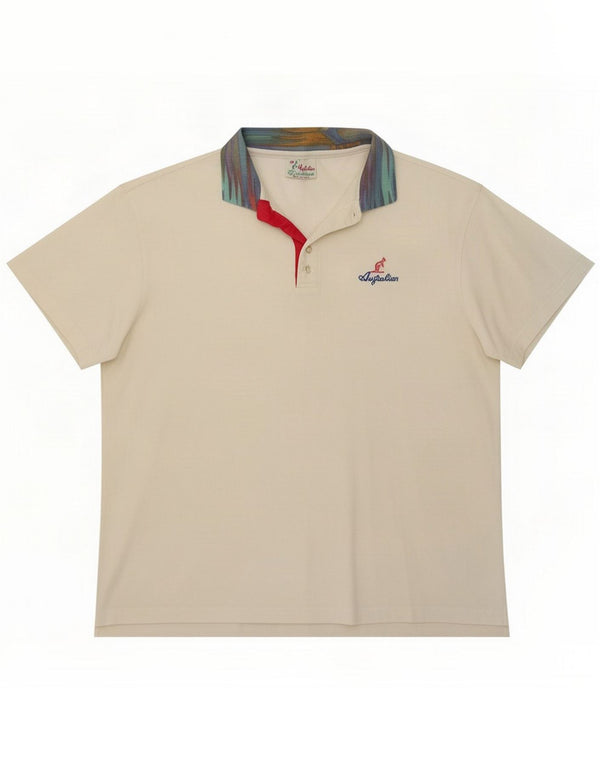 AUSTRALIAN L'ALPINA Polo da uomo IT 58 2XL Bianco Cotone