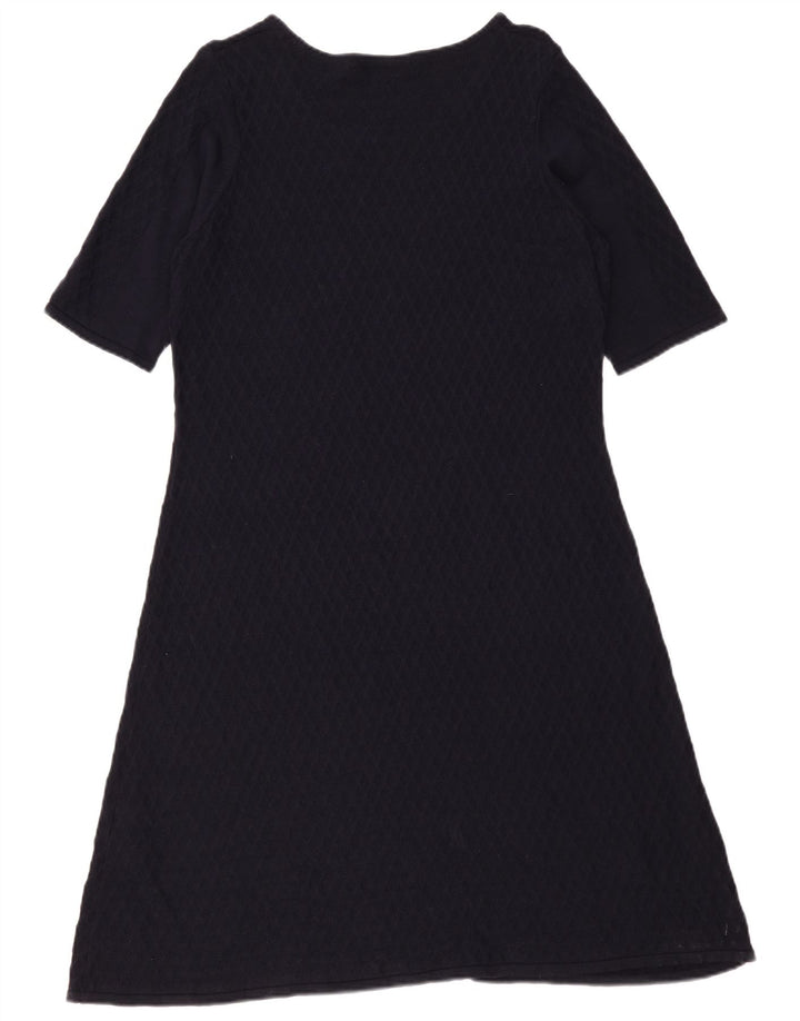 Abito a trapezio da donna Marks & Spencer UK 16 Large in viscosa blu navy