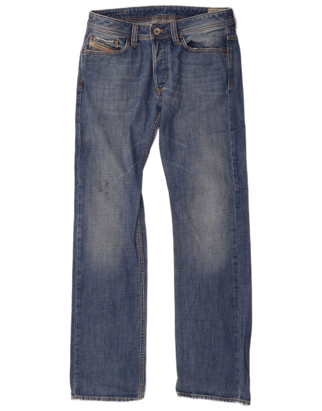 Diesel Jeans dritti Viking da uomo W32 L34 cotone blu