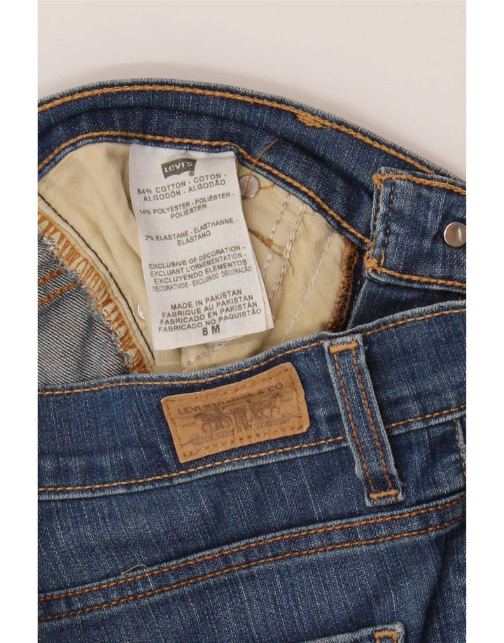 Levi's Donna 512 Jeans Bootcut perfettamente dimagranti US 8 Medio W30 L31 Blu