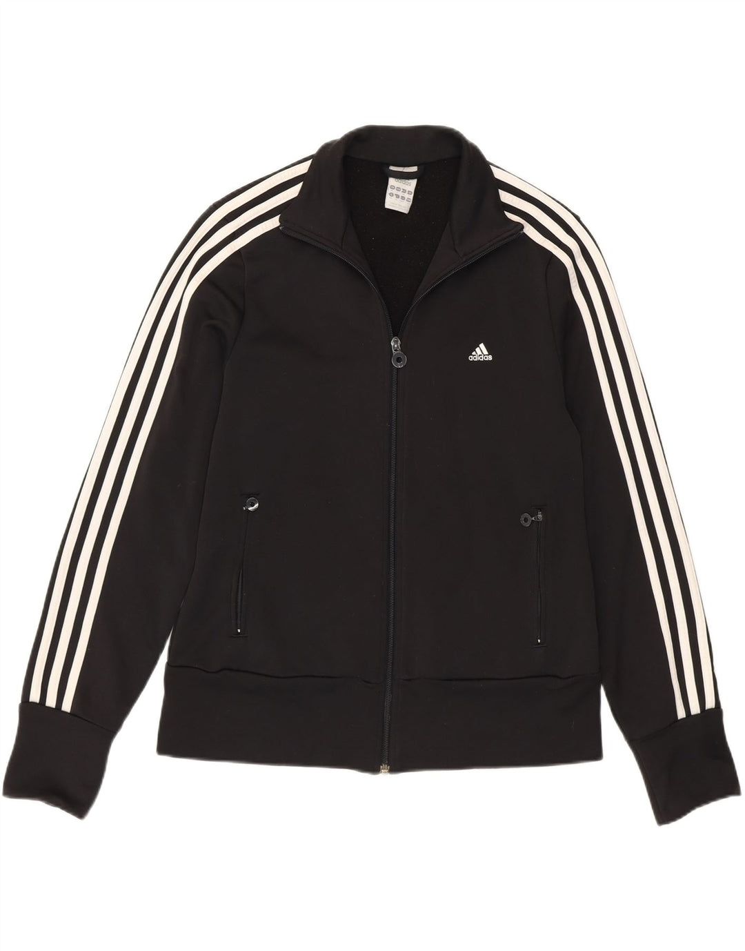 Giacca da tuta da donna Adidas UK 18 XL poliestere nero
