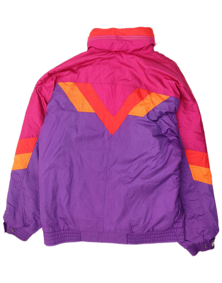 Tuta intera da sci da uomo Schneider EU 50 Large Viola Colourblock in poliammide