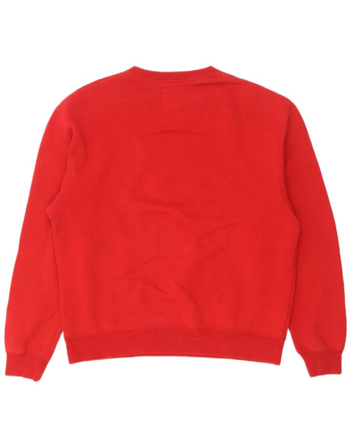 Felpa Jordan Uomo Maglione Medio Rosso Cotone
