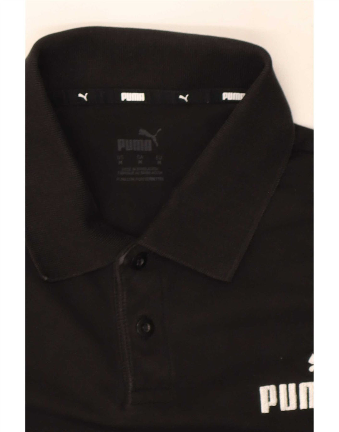 Polo Puma Uomo Media Nera