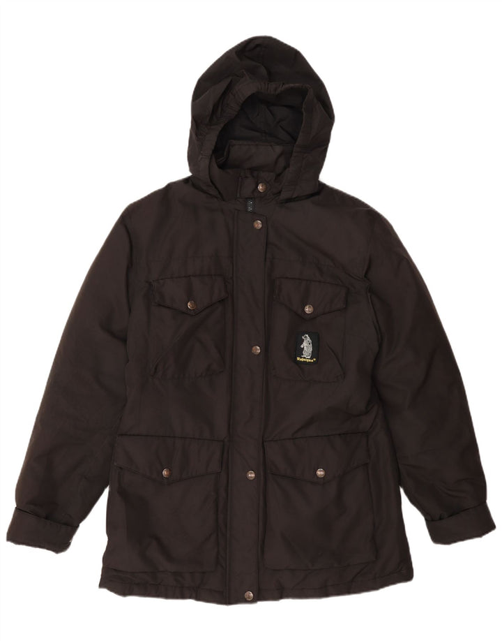 Giacca Parka con cappuccio da donna Refrigue UK 12 Poliestere grigio medio