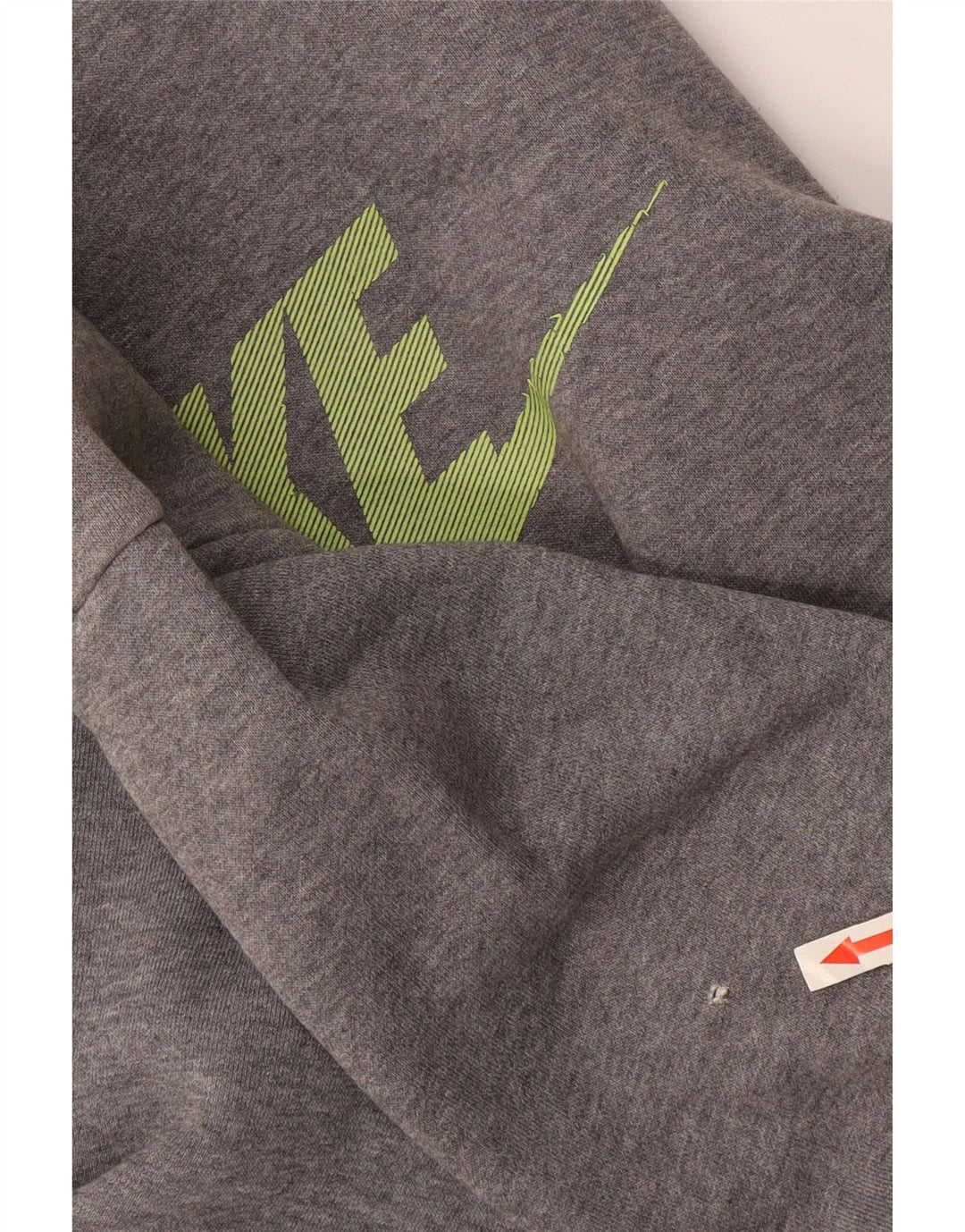 NIKE Felpa con grafica da uomo Maglione piccolo in cotone color block grigio
