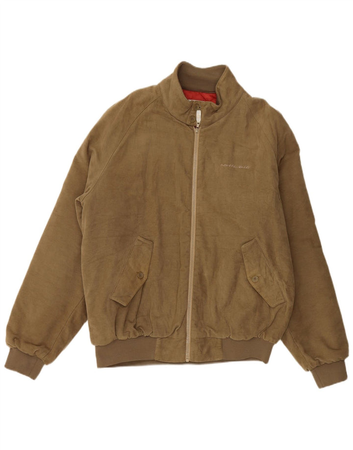 Giubbotto bomber da uomo North Sails UK 42 XL cotone marrone