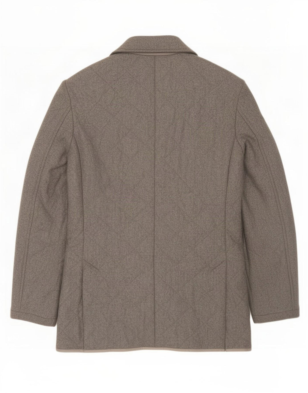 Giacca Blazer Trapuntata da Uomo a 3 Bottoni Sartoria Rossi IT 46 Small in Lana Grigia