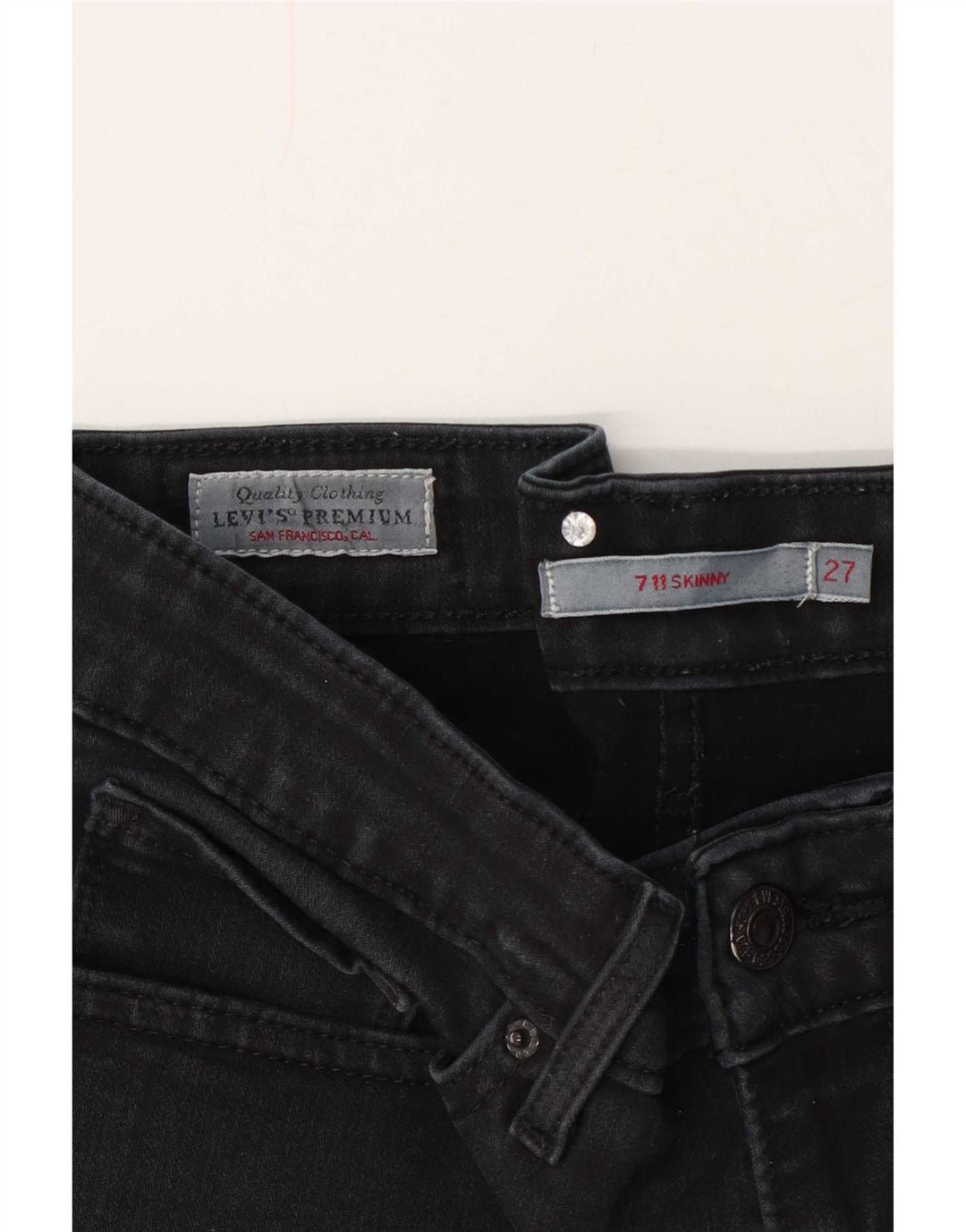 Jeans skinny Levi's 711 da donna W27 L30 Blu navy